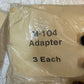 9 Quantity of M-104 Adapters Fuel Pump Rail Adapter Fittings (9 Quantity)