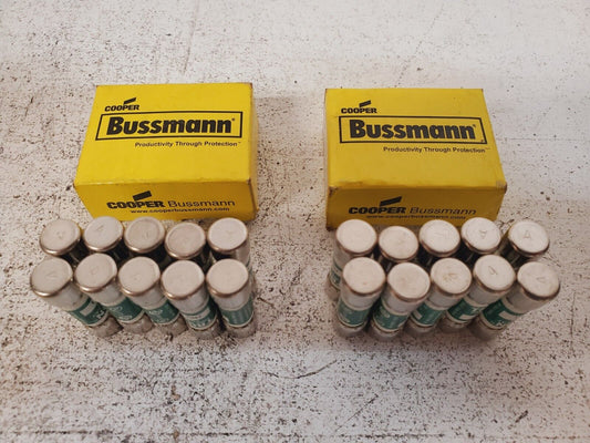 20 Quantity of Busmann Fuses FNQ-1 (20 Qty)