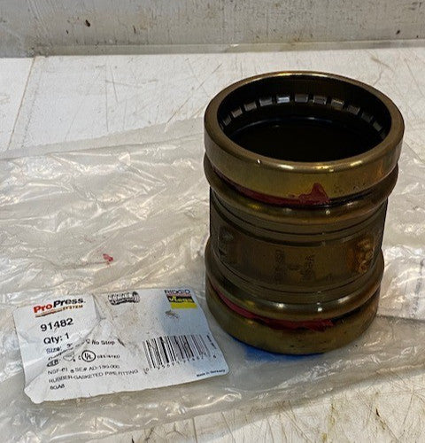 Viega Pro Press Ridgid 91482 | 3" Coupling C x C No Stop Pipe Fitting Adapter