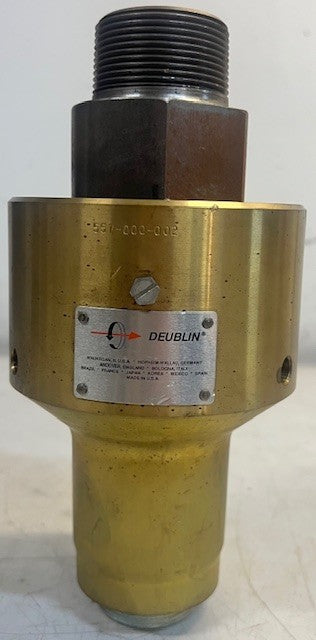 DEUBLIN Self-Supported Monoflow Rotary Union Left Hand Threaded 557-000-002