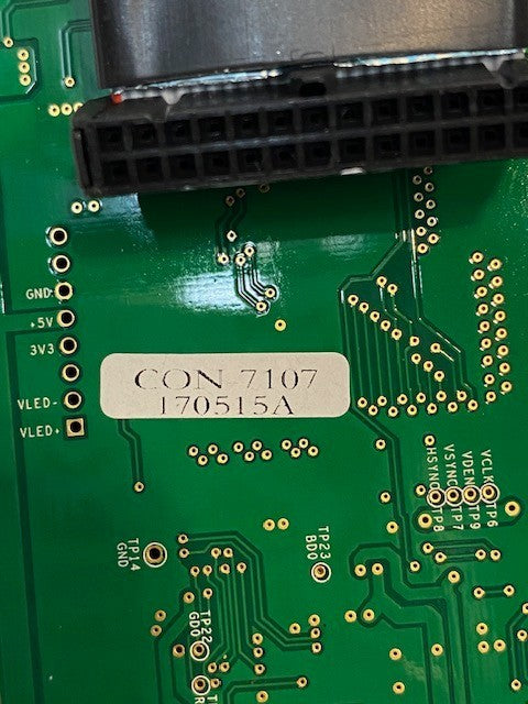 Turbo Chef Printed Circuit Board Graphic Display Module DS-206, 94V-0, 645