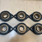 6 Quantity of NKB 2-Bolt Flange Bearings LF206 SB206-20 31mm Bore (6 Qty)