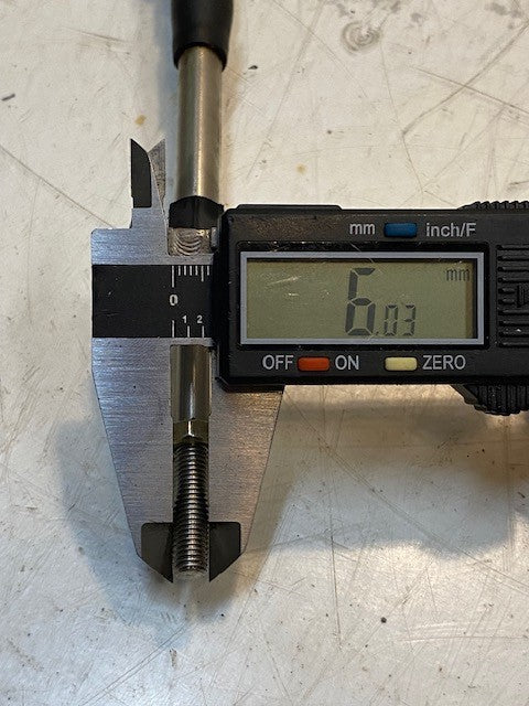 Throttle Flex Cable H-1910-1156 | 39" Long 11mm Thick 6mm Thread End