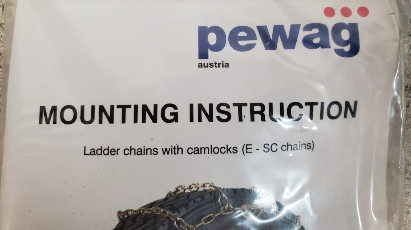 2 Quantity of Pewag Ladder Chains with Camlocks E2219 | E-SC  (2 Qty)