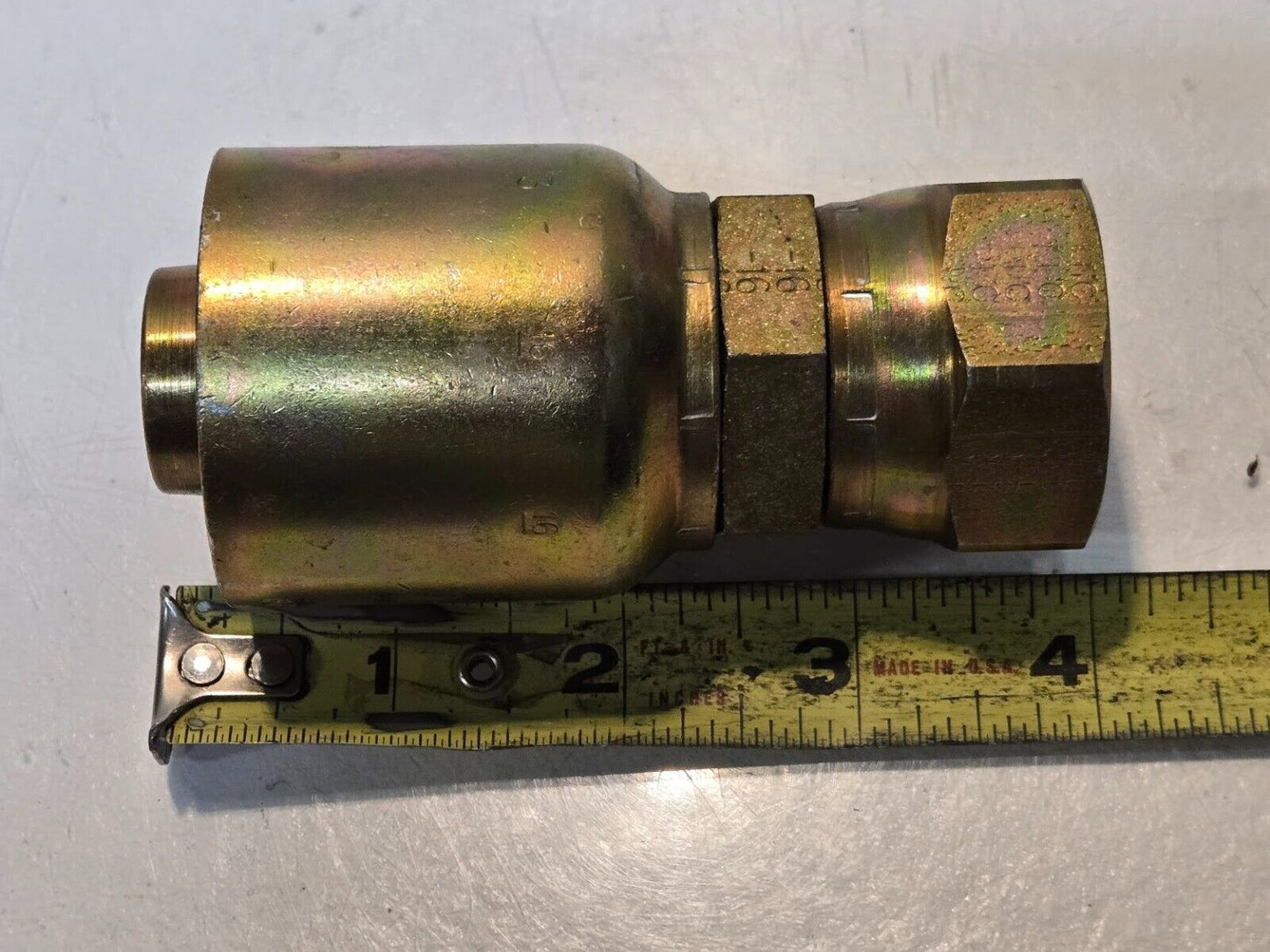 3 Quantity of Crimp Style Hydraulic Hose Fitting 10643-16-16 for Parker (3 Qty)