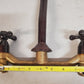 Antique Wall Brass Faucet 360° Swivel Spout Bathroom