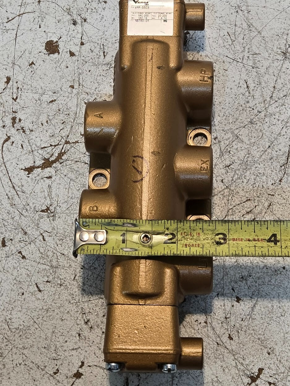 Versa VPP-5503 Brass Pilot Valve NB780-01 | Valve Pressure VAC-200 PSIG