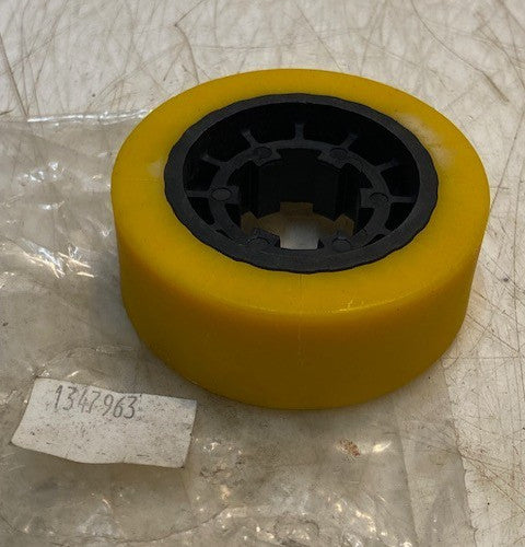 Yellow Rubber Wheel 1347963 for Delta 36-865 Power Feeder