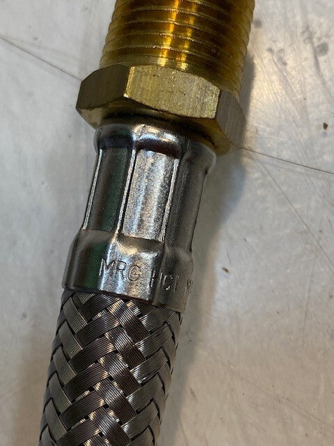 MRG HCI 02/13 DN13 2013 Flexible Braided Hose 12" Long
