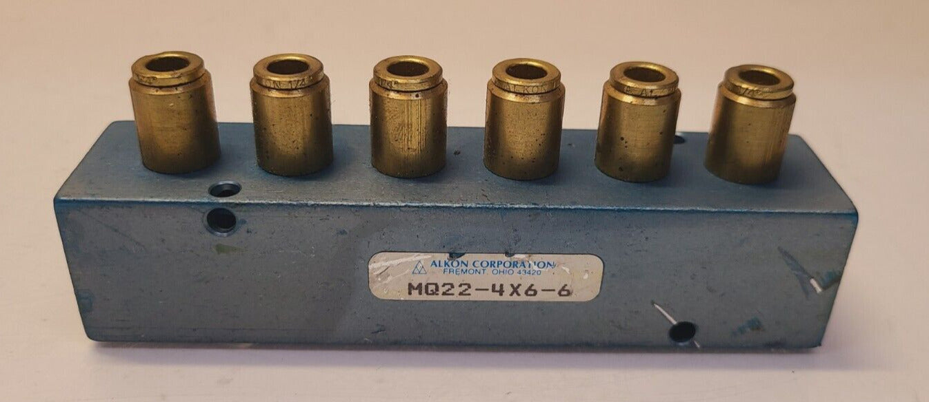 Alkon Corporation Pneumatic Manifold MQ22-4X6-6 | DC: 062800