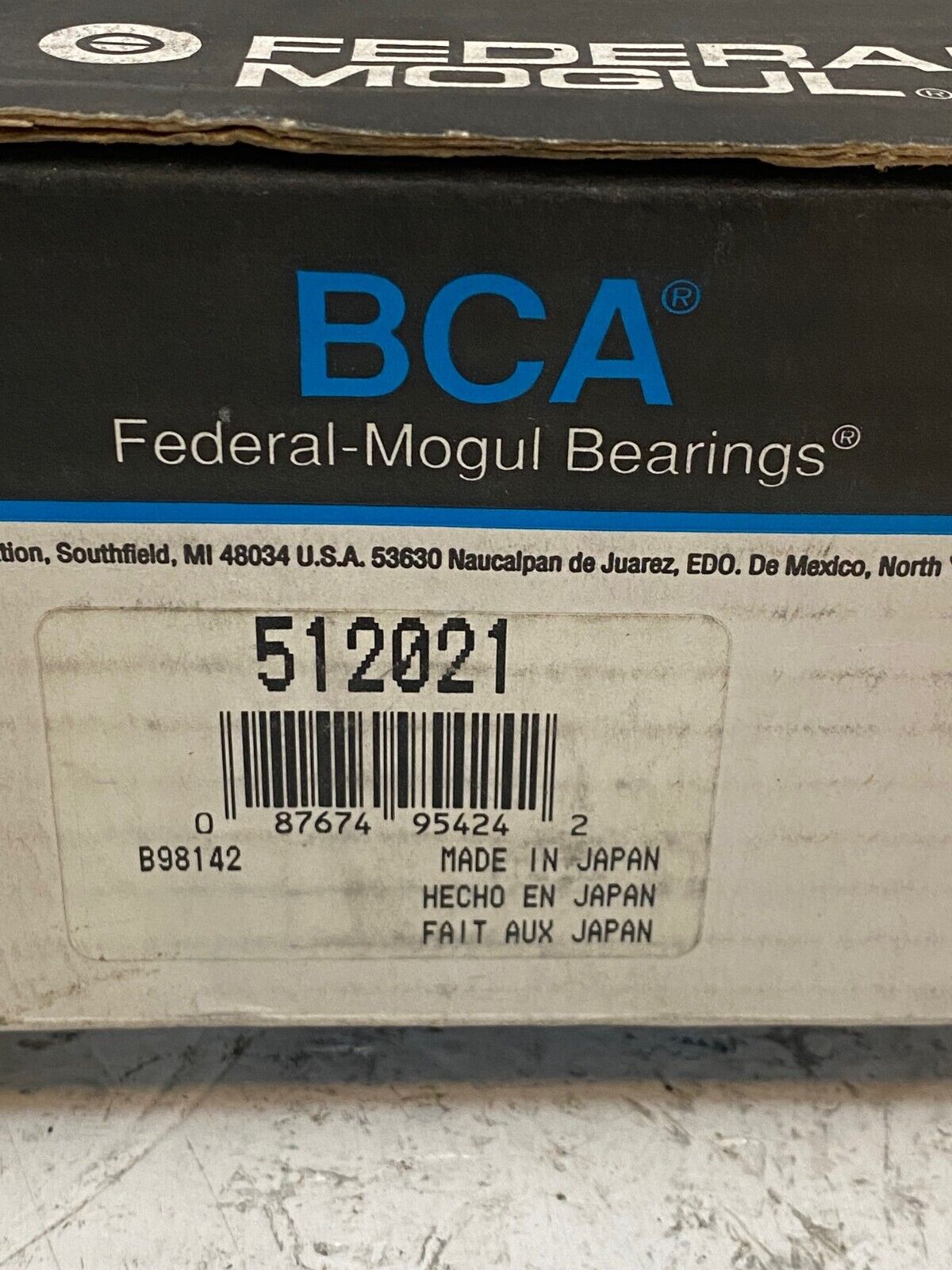 Federal Mogul 512021 Wheel Bearing & Hub Assembly