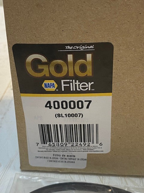 NAPA Gold Filter 400007 | SL10007 Premium Oil/Air Filter OEM Replacement