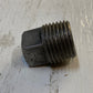 177 Malleable Iron Pipe Fitting 3/4" X 1/2” Square Head Plugs (177 qty)