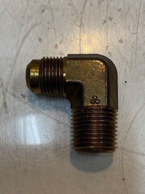 10 Quantity of 90 Degree Male Elbow Fittings 21mm Thread 19mm Thread (10 Qty)