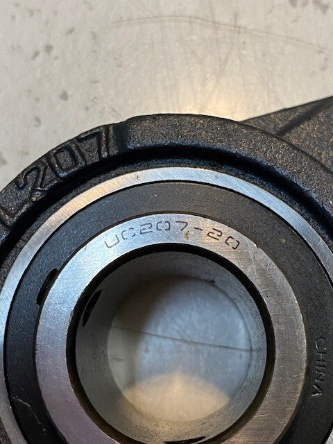 3 Quantity of IPTCI 2-Bolt Flange Bearings FL207 UC207-20 | 32mm Bore (3 Qty)