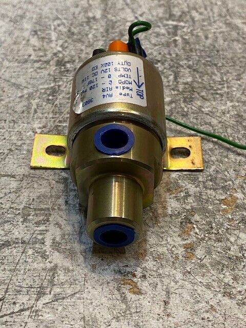 AV4-3803 Air Solenoid Valve Bracket Mounted 0-120 Ps, 0-176F, 12V DC 11W