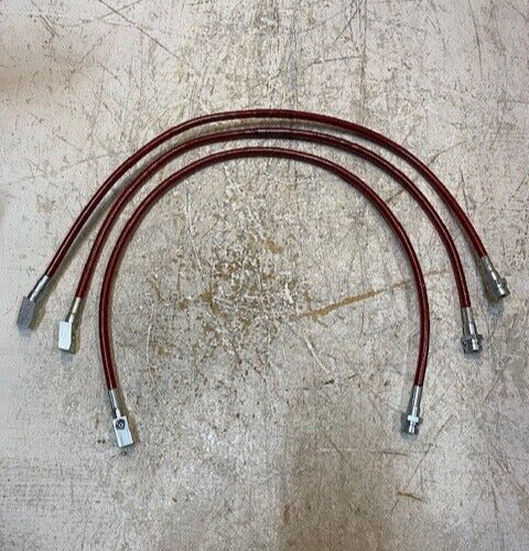 3 Quantity of Quadratec D.O.T. 571.106 #106 30" Long Brake Hoses (3 Quantity)