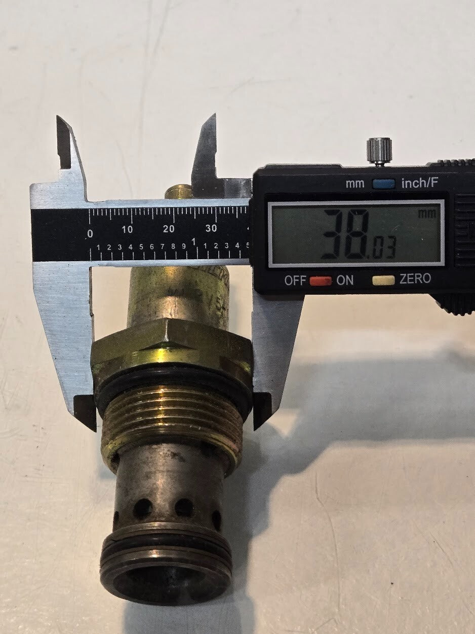 Vickers RV5-16-S-0-30 Pilot Operated Relief Cartridge Valve 4-1/4" Long 19mm Hex