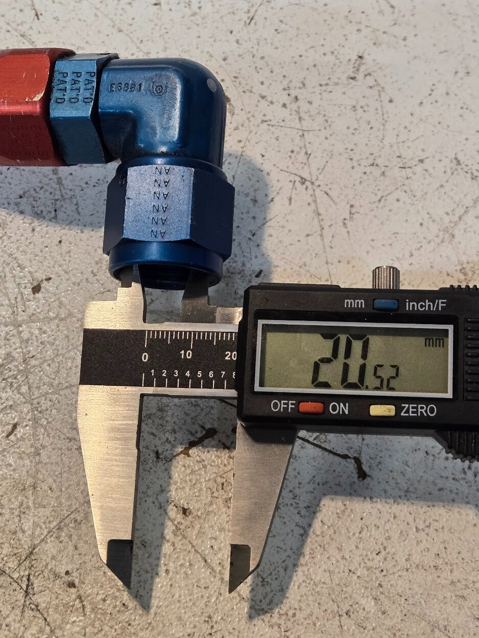 Earls Braided Line 18" 45 and 90 Degree Ends ES8B1