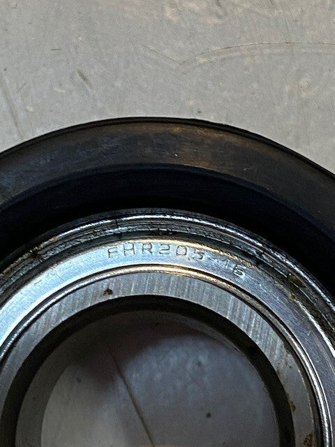 PEER RCSM-16 / FHR205-16 BALL BEARING W/ RUBBER INTERLINER 64MM OD 25MM BORE