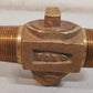 Ford Meter Box Valve 3/4" AWWA x Flare Brass