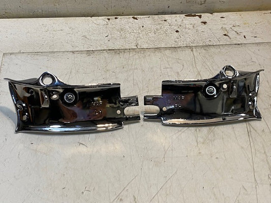Pair of Chrome Gear Shift Left & Right Pedal Covers for Motorcycle MAP LH MAP RH