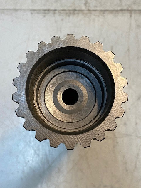 Spline Shaft 22-Spline 72mm OD 52mm ID 15" Long 2-3/4" Wide
