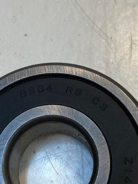 4 Quantity of Fafnir 6304-RS-C3 Deep Groove Ball Bearings 52x20x15mm (4 Qty)