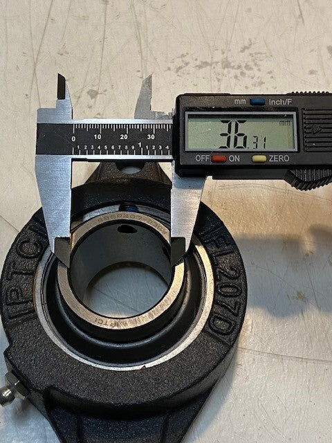 IPTCI 2-Bolt Flange Bearing FL207D SBSP207-23GW 36mm Bore