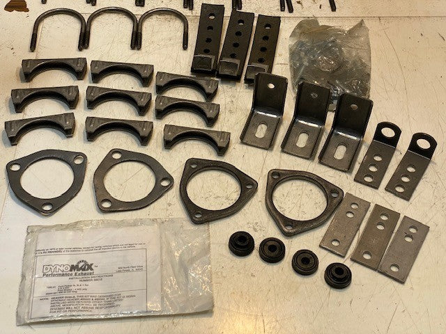 Dynomax 89016 Exhaust Dual Pipe Hardware Kit  *Only Pictured Items Included*