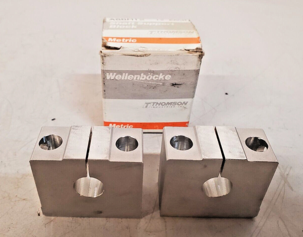 2 Qty of Thomson Linear Guide Shaft Blocks | Aluminum | 12 mm ASBM12 (2 Qty)