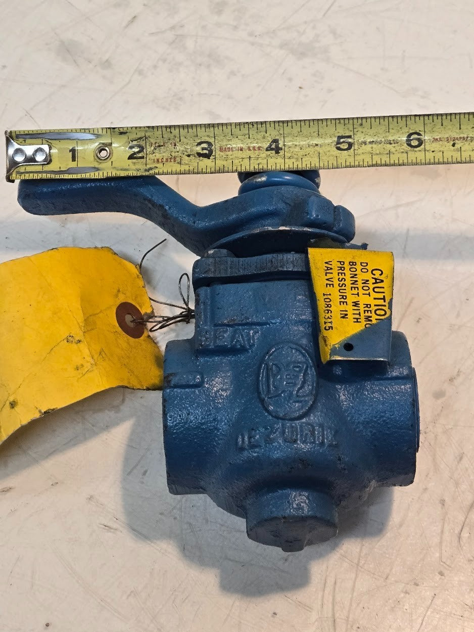 DeZurik Quarter Turn Valve 1023890 for 3/4" Pipe | 1086315 | 1095943