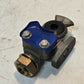 Service Blue Glandhand with Quarter Turn Shutoff Valve | 1/2" FPT | 37mm Hex Nut