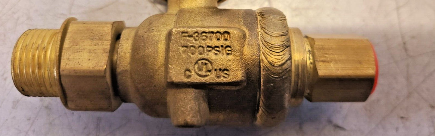 Mueller Straight Through Ball Valve F-36700 | 700 PSIG | 48 BAR