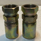 2 Qty of Hydraulic Crimp Female Hose Swivel Hex Fittings 24E | 624 |5" H (2 Qty)