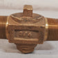 Ford Meter Box Valve 3/4" AWWA x Flare Brass