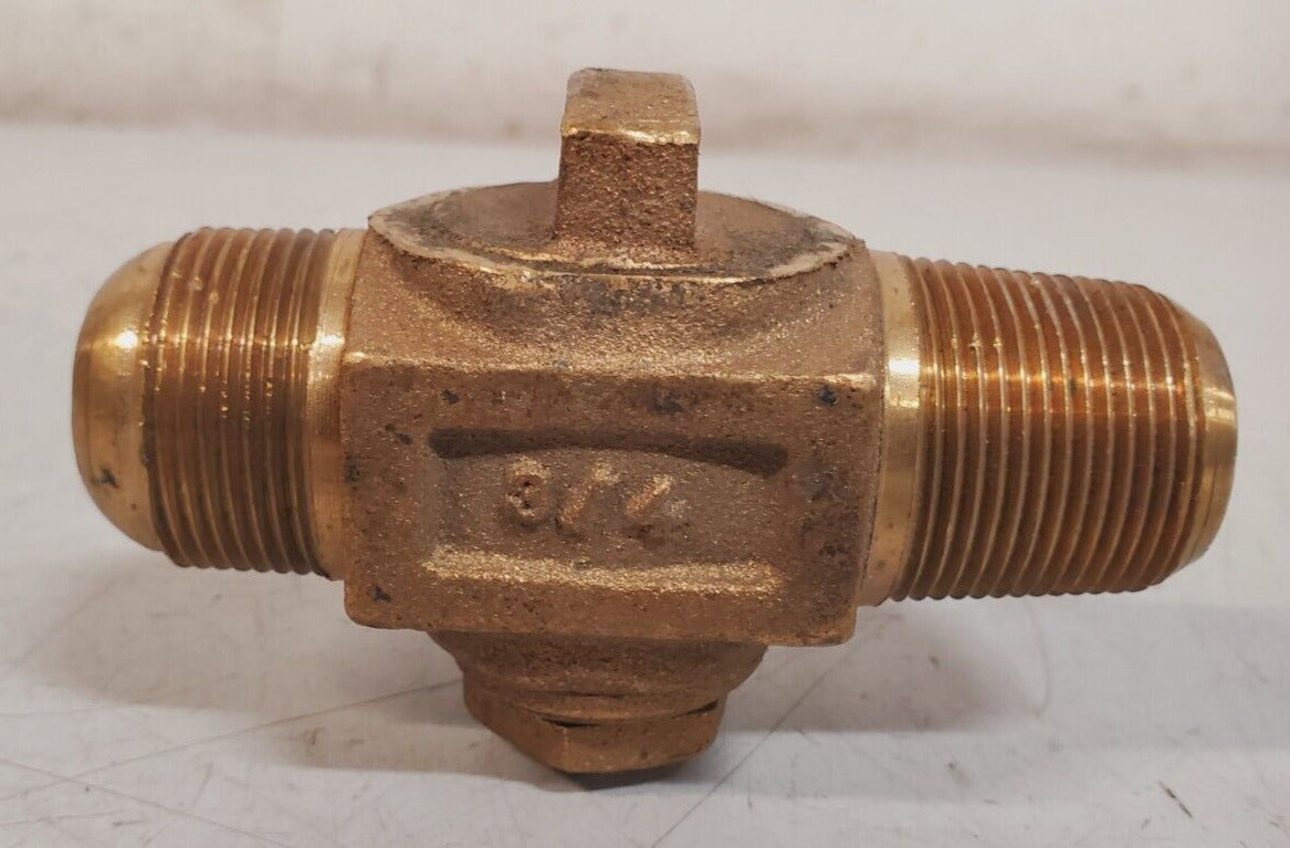 Ford Meter Box Valve 3/4" AWWA x Flare Brass