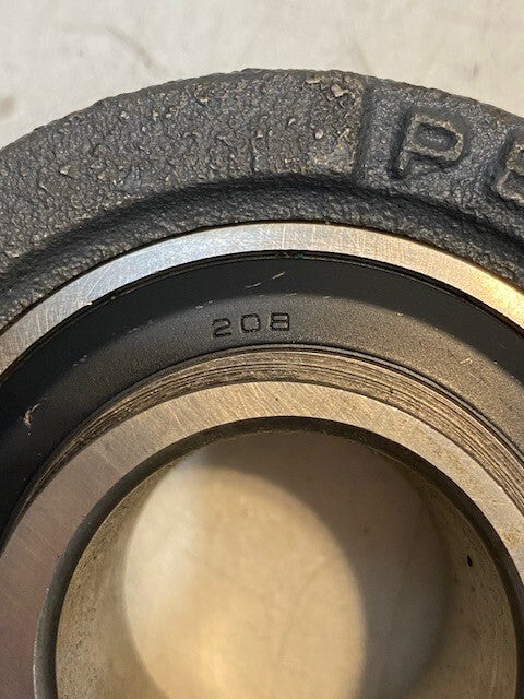 Peer 2-Bolt Flange Bearing FTS208 | 38mm Bore HC208-24 Insert Bearing