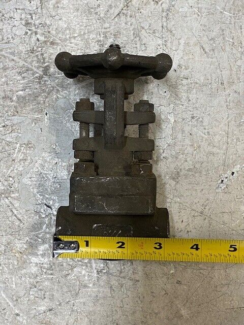 B-ELM | A105N | BFHD | 1/2 800 Forge Steel Rising Stem Gate Valve - USED