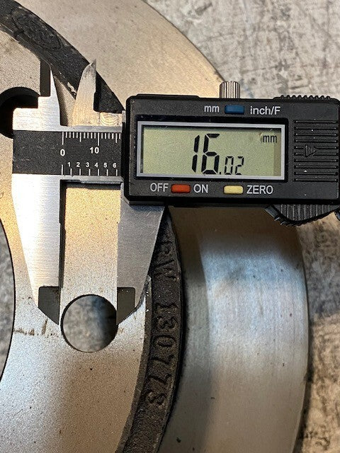 Disc Brake Rotor WF23, TRW 130773, YC35-2C026-C, 1C24-2C026-A, 8-Lug 12-3/4" Dia