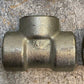 8 Qty of 1/2" Tee Coupling Fittings 59mm Length 18mm ID (8 Quantity)