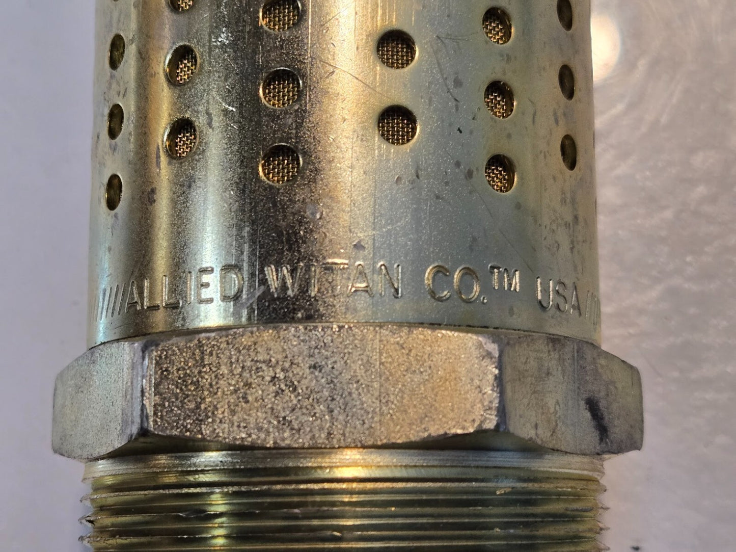 Alwitco Bantam Muffler B168 | 5.5" Long 2" MPT 60.3mm Hex 46.2mm ID