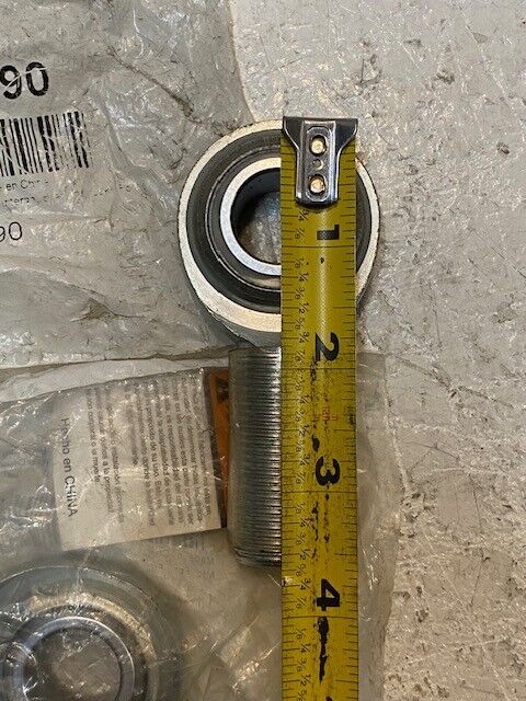 2 Qty of Grainger 20F990 Male Plain 3/4" Bore Dia. Spherical Rod Ends (2 Qty)