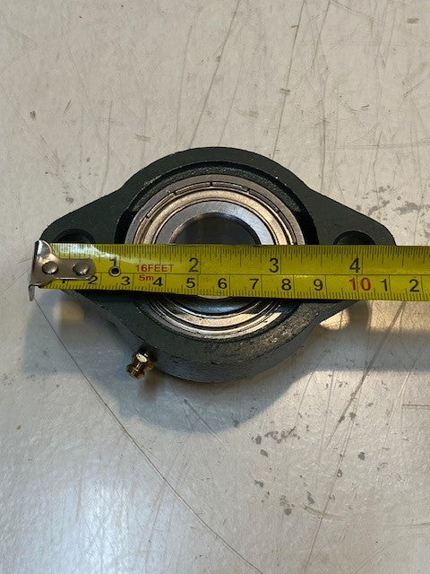 2-Bolt Flange F206 w/ SB206-18 Insert Bearing 28mm Bore 12mm Bolt Holes