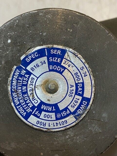 VOGT Hose Pipe Fitting Carbon Steel Tee B16 A105, S-74, 3/4"-800, 60141-1 R00
