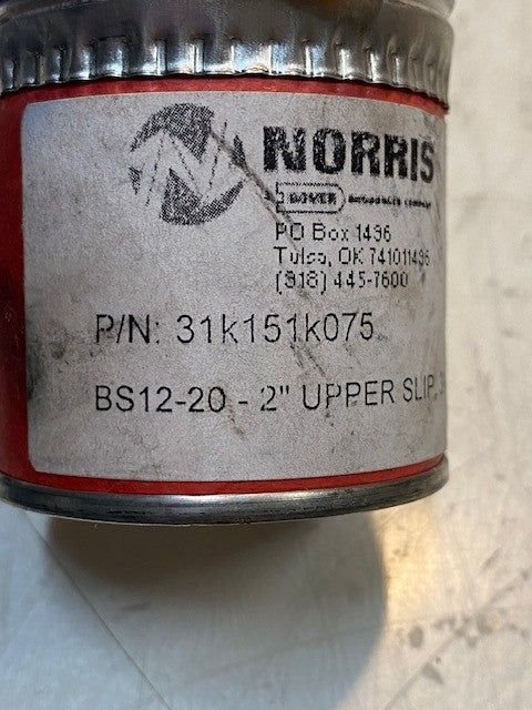 Norris 31K151K075 | BS12-20 - 2" Upper Slip 3/4" - 7/8" O'Bannon 12/11 LYH