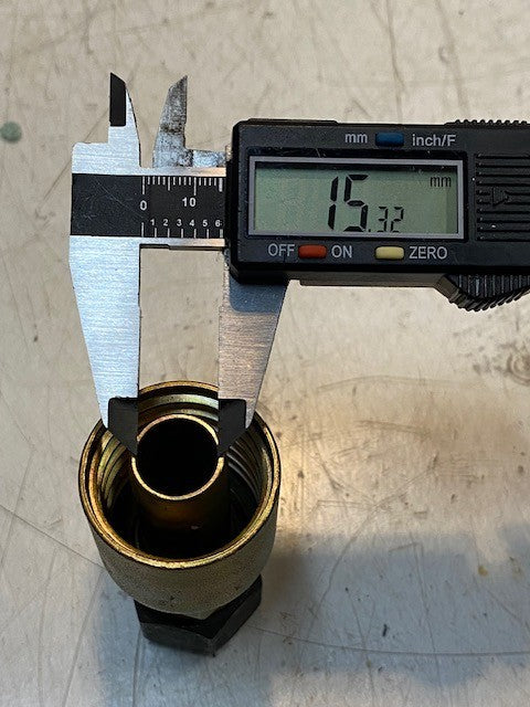 2 Qty of Parker 11143-12-12 | 12BU | KJ7H Straight On Air Chuck Adapters (2 Qty)