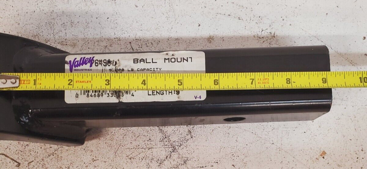 Valley Ball Mount V-5 Drop 2" Length 9" 9,000 Lb