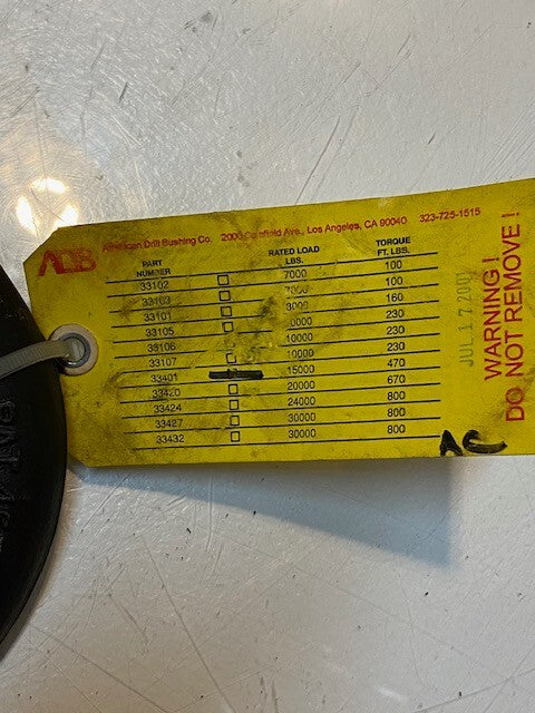 American Drill Bushing 33401, 4570987.5405210.4641986 | 15,000 Lbs Load Capacity