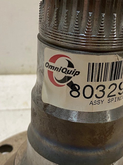 Omni Quip Spindle Assembly 8032948 | 30-Spline 12-Bolt 45mm Bore 8" OD 9" H